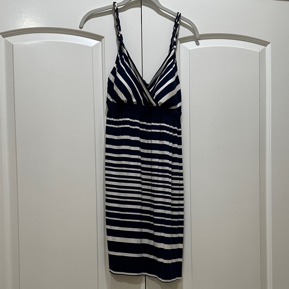 INC International Concepts Navy and White Dress